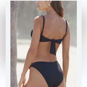 Sanctuary Black underwire bikini top NWT SZ S